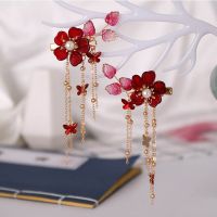 【YF】▦✎◈  1pair Chinese Hanfu Hair Accessories Hairpins Headwear Tassels Clip Noiva Jewelry