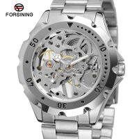 FORSINING Men Women Watches Top Brand Luxury Skeleton Male Lady Clocks Hand Wind Mechanical Dress Lover Female Watch Gift 0071