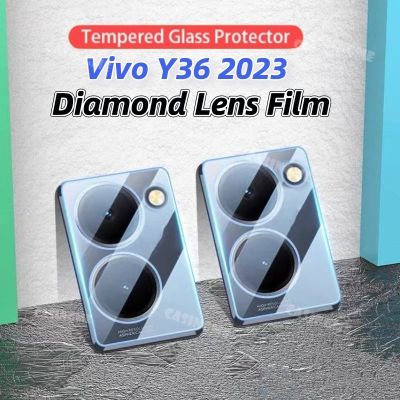 ﹉ↂ Y36 2023 ตัวป้องกันเลนส์กล้อง สําหรับ Y16 Y22 36Y Y 36 VivoY36 5G กระจกนิรภัยใส ป้องกันกล้องด้านหลัง