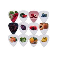 SOACH 10pcs/lot 0.46/0.71/1.0mm Accessories fruit guitar picks/Acoustic Guitar picks/bass Guitarra/ukulele paddle Parts Guitar Bass Accessories