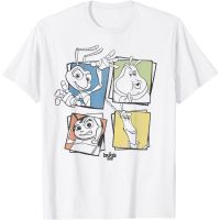 American cartoon movie Pixar graphic print tee Cotton crew neck short sleeves T-shirt for men Valentines Day gift