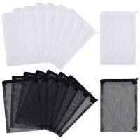 16 PCS Aquarium Mesh Media Filter Bags, Nylon Media Filter Mesh Bags with Zipper (for Particulate Carbon), Balls