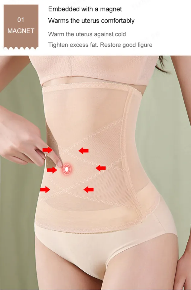 Cross Mesh Girdle For Waist Shaping,crossover Abdominal Shaping C-section  Recovery Tummy Control Waist Cincher Body Shaper Waist Trainer