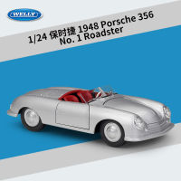 Willy Welly1: 24 1948 Porsche 356 No. 1 Roadster Simulation Alloy Car Model