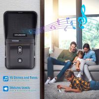 ?1-2 วันจัดส่งที่รวดเร็ว? Daytech Wireless Intercome Doorbell ไร้สาย อินเตอร์คอมแบบสองทาง กริ่งประตู 800M ช่วง 2800mAh แบตเตอรี่แบบชาร์จไฟ HI01