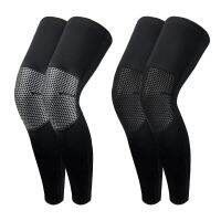 1PC Full Leg Compression Men Basketball Gaiter Sports Knee Pads For Football Cycling Knee Calf Support Leg Brace Breathable