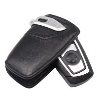 、‘】【； Genuine Leather Key Case Cover Keychain For BMW  1 2 3 4 5 6 7 Series  X3 X4