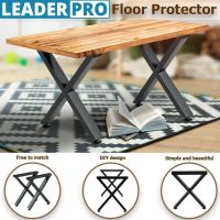 Industrial Steel Table Legs X-Shape Frame Furniture Legs Stand Feet 40cm Metal Table Desk Leg Anti Scratch Floor Pads 2pcs