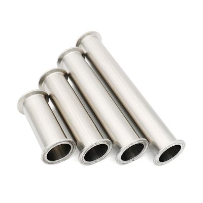 ﹍﹉❖ Length100/152/200/254/300mm Sanitary Stainless Steel 304 Pipe Fitting Tube OD 19/25/38/51 Homebrew Ferrule Tri Clamp 50.5 64mm