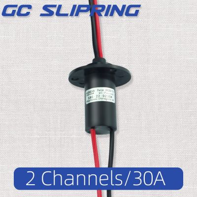 ‘；【-； Slip Ring Collector Ring Electric Slip Ring Electric Brush Carbon Brush Rotating Joint 2 Wire 30A Current