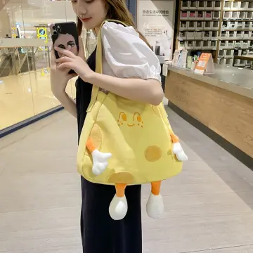 Fashion Messenger Bag Cheese Triangle Mini Totes Bags for Daily