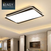 iEASY โคมไฟติดเพดาน โคมไฟติดเพดาน LED ของตกแต่ง ติดตั้งง่าย เปลี่ยนสีได้ 3 สี โคมไฟห้องนั่งเล่น ห้องนอน รุ่นควบคุมด้วยสวิตซ์ ไม่มีรีโมท