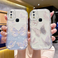 เคส Y85แฟชั่นผู้หญิงพรีเมี่ยมดีไซน์รูปผีเสื้อที่สวยงามสำหรับ Vivo V9เคสเคสซิลิโคนกันกระแทกโทรศัพท์แบบนิ่มเคสป้องกันฝาหลัง