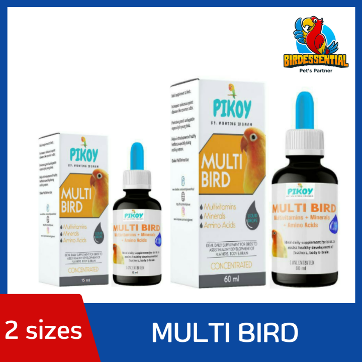PIKOY MULTI BIRD Liquid Multivitamin & Mineral Drops With Essential