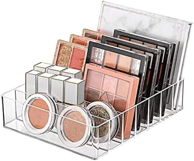 【jw】☬  Eyeshadow Makeup Organizer BPA 7 Section Divided Vanity Holder for Drawer Counte Cosmetics Storage