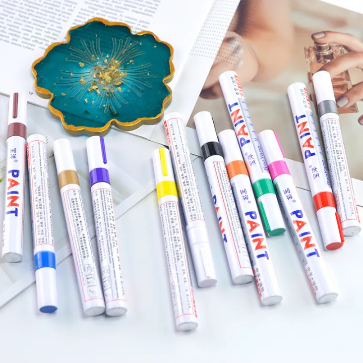 Metal Stroke Pen Mirror Graffiti Paint Pen DIY Crystal Epoxy Mold