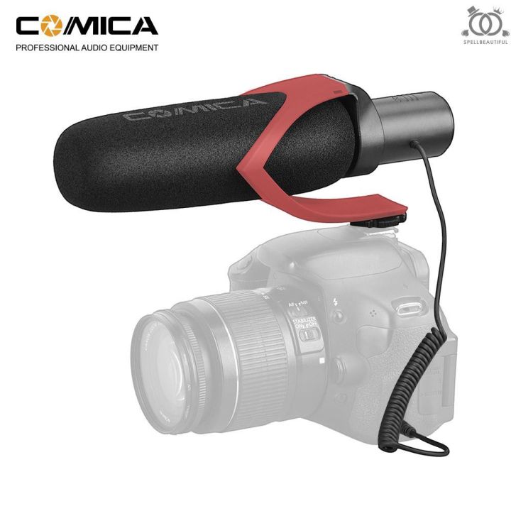 spell-comica-cvm-v30-pro-super-cardioid-directional-condenser-video-microphone-interview-mic-with-wind-muff-3