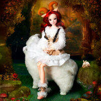 BJD 12 Collection Mmgirl Aries 14ร่างกายร่วมด้วยเสื้อผ้าทั้งเซตรองเท้าและแท่นวางตุ๊กตา