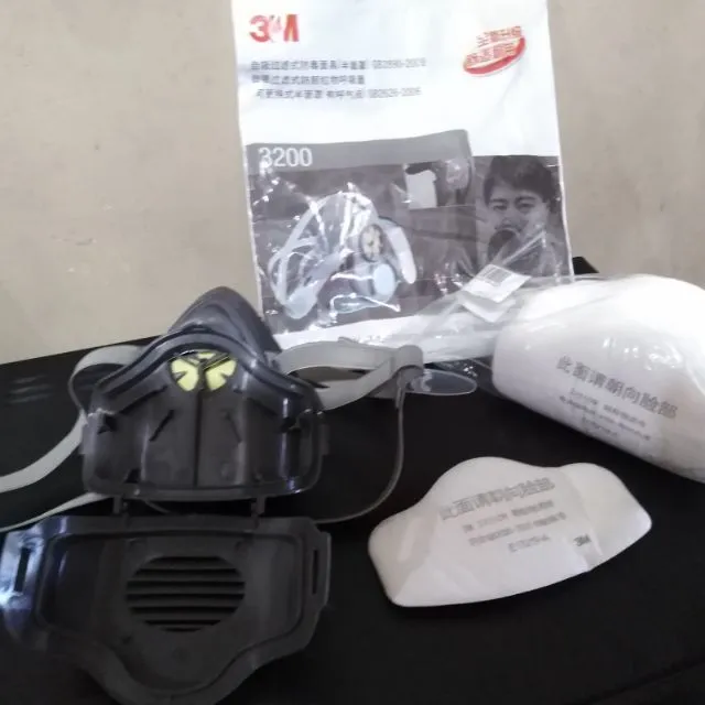3M Respirator 3200 Half Face Mask with 10x pcs KN95 Replacement Filters y7 Lazada PH