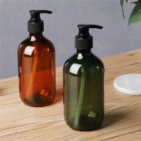 [Featured] 300ml /500ml Portable Travel Green Empty Pump Bottles / Bathroom Gel Bottle / Soap Foam Pumping Dispenser Bottle / Refillable Container / Press Bottles for ShampooCosmetic