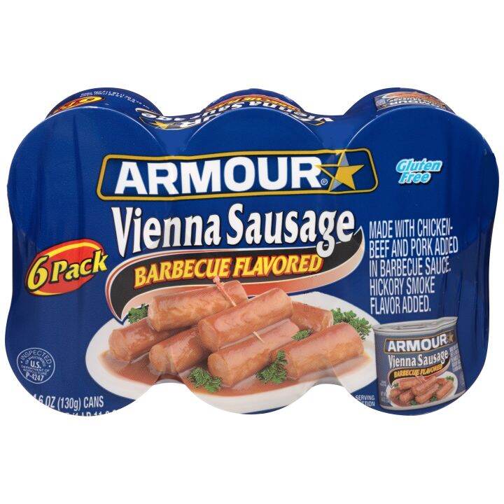 Armour Star Barbecue Vienna Sausage 6 x 4.6oz Lazada PH