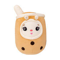 Real-Life Bubble Tea Plush ของเล่นตุ๊กตาอาหารนมชาตุ๊กตานุ่มตลก Boba ผลไม้ถ้วยชาหมอนเบาะเด็กของเล่นวันเกิด Gift