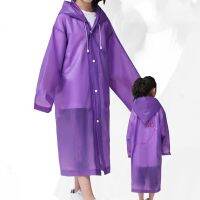 Waterproof Tour Rainwear Suit Children Raincoat Reusable New Fashion Thickened Clear Kids Rain Jacket Rain Coat Transparent