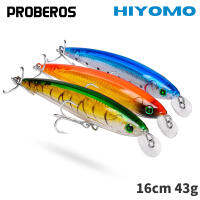 PROBEROS 1ชิ้นบิ๊กตกปลาสร้อยล่อ Crankbait หล่อเบสเหยื่อ16เซนติเมตร43กรัมเหยื่อเทียมหอกปลาคาร์พคุณภาพเหยื่อ Siakap นักฆ่าลอยอุปกรณ์ตกปลา DW1004