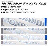 ☼⊕ 10PCS A-Type B-Type FPC FFC Ribbon Flexible Flat Cable 26P 28P 30P 40P 50P 55P Pin Pitch 0.5MM 1.0MM 10CM 20CM 30CM 5CM