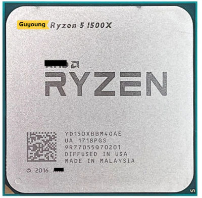 Ryzen 5 1500X R5 1500X 3.5 GHz ใช้เกมเซน0.014 Quad-Core L3เครื่องประมวลผลซีพียูแปดคอร์ = 16M 65W AM4เต้ารับ YD150XBBM4GAE