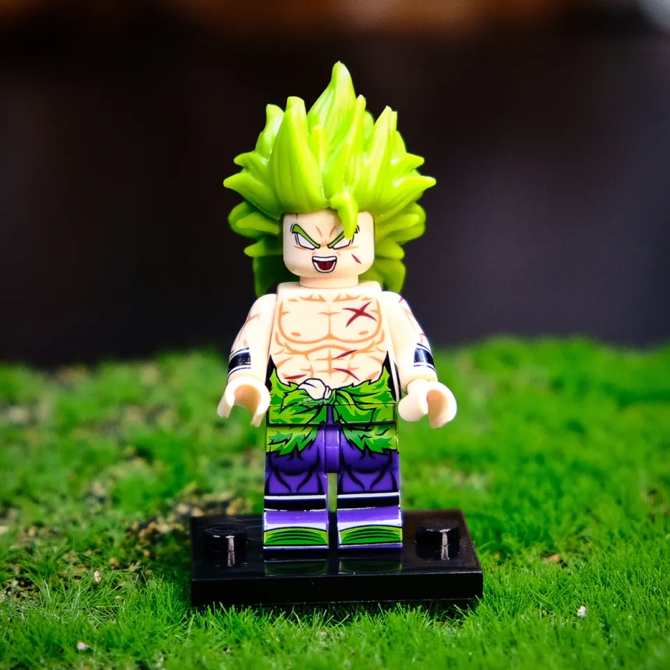 Dragon Ball Super Broly Lego Minifigures Filho Goku Vegeta Son