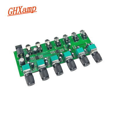 GHXAMP Stereo Auido Mixer 6 Way Input Sound Mixing Board (6Input 1Output) With Separate Volume Adjustment DC5-24V 1PC