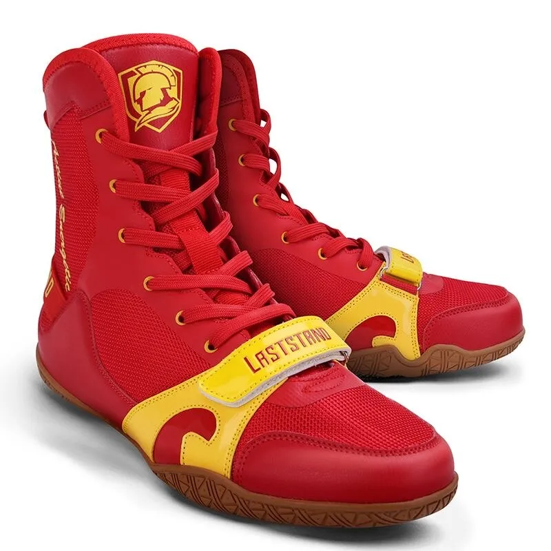 Red deals wrestling boots