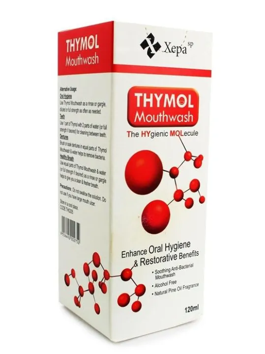 Thymol Mouthwash 60ml / 120ml Lazada