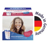 Spot German Emcur nasal wash mineral salt 40 packs suitable for children adults pregnant women breastfeeding 6 years old