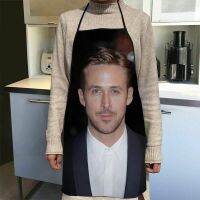 Ryan Gosling ผ้ากันเปื้อนบ้านกาแฟร้านกาแฟทำความสะอาดผ้ากันเปื้อน Anti Dirty Kitchen อุปกรณ์เสริมสำหรับผู้ชายและผู้หญิง 50x75cm, 68x95cm 1009