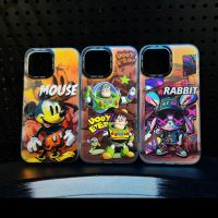 【New rainbow hard case/rabbit】เคส compatible for iPhone 11 12 13 14 pro max case