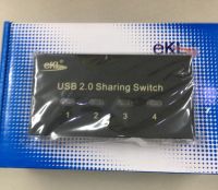 USB Sharing SWITCH สำหรับ 4/1 คอมพิวเตอร์4เครื่องแชร์เครื่องพิมพ์รองรับ1เครื่อง สัญาญานดีได้มาตรฐาน