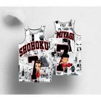 2023 NEWMen S Sublimation Sweatshirt SLAM DUNK CHIBI MIYAGI HG Sweatshirt Slumdunk Jersey Coztumize ผู้ชายและผู้หญิง Shohoku