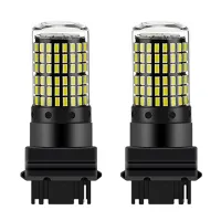 2Pcs LED Bulbs 3156 P27W T25 3014 144Smd Canbus Lamp High Bright Car Tail Bulb Brake Lights Reverse Signal Lamp