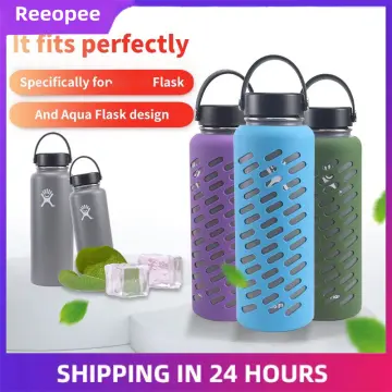 1PC Anti-scalding Silicone Boot for Water Bottle Protective Anti-Slip Bottom  Sleeve Cover Water Bottle