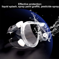 Filojuamn แว่นตาทางการแพทย์กระจกนิรภัย Lab glasses Anti protective Chemical Splash goggle