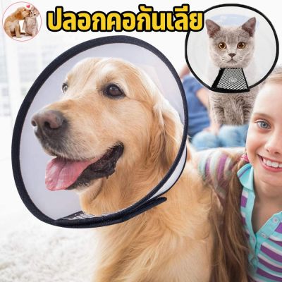 【Dimama】ปลอกคอกันเลีย คอลล่าแมว คอลล่าสุนัข คอลล่ากันเลีย ขนาดต่างๆ ราคาประหยัด ใช้หลังการผ่าตัด