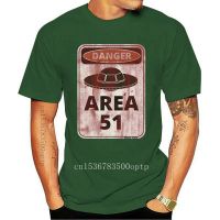 New Danger Area 51 Aliens T Shirt Mens Ladies Unisex Fit Flying Saucer Funny