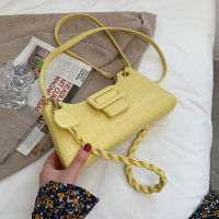Stone Pattern Small PU Leather Shoulder Underarm Bags For Women  Summer New Crossbody Bag Ladies Luxury Brand Travel Handbag