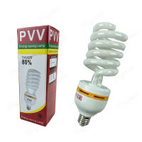 หลอดประหยัดไฟ PVV มี มอก. สว่างเต็ม 45W รุ่นเฮอริเคน โทนาโด ขั้วเกลียว E27 (45W) *แสงเหลือง