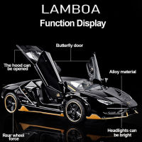 132 Scale Aventador LP770-4 Car Model Diecast Car Zinc Alloy Casting Model Toys Pull Back Car Toy Gift For Kids Toddlers Boys