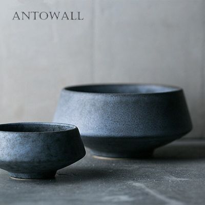 ANTOWALL Guanpai4บนโต๊ะอาหารสำหรับโรงแรมโรงแรมชามซุปสลัดสีเทาบนโต๊ะอาหาร