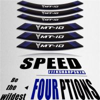 Wheel foil film personality tire logo decorative motorcycle sticker inner edge reflection decal for YAMAHA MT-10