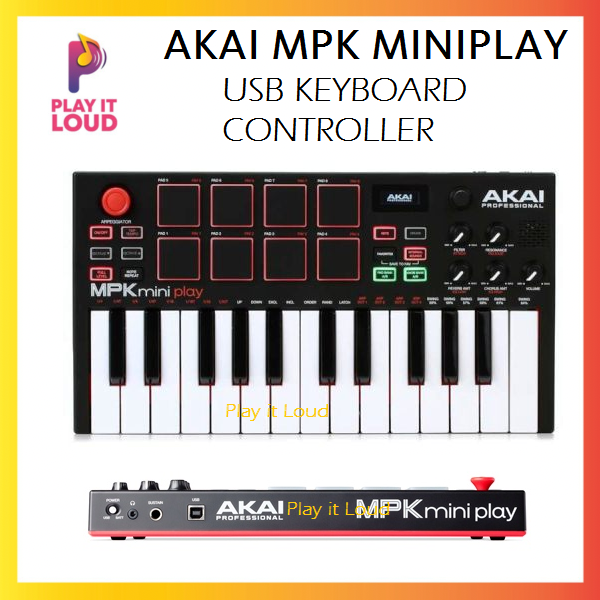 AKAI MPK MINI PLAY USB MIDI KEYBOARD CONTROLLER Lazada PH